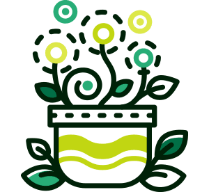 観葉植物リース